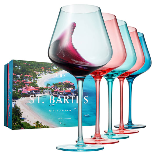 St. Barth, City Wine Set of 5, 20 OZ