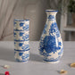 Ryu Dragon Porcelain Glazed 10 oz Sake Bottle and 4 Cups