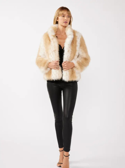 Faux fur Crop Jacket