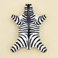 Zebra Print Ceramic Decorative Trinket Dish BLACK