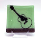 Acoustic Guitar Fused Glass Catch-all Dish