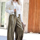 Silver Wide Leg Pants