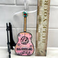 Taylor Swift ornament, BEJEWELED, hand painted mini guitar