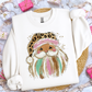 Preppy Brushstroke Santa T-Shirt| Preorder