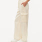 Elsa Satin Cargo Vanilla Cream by Six/Fifty
