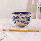 Blue Dragon Hand-Painted Bowl with Chopsticks (18 oz)