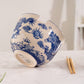 Blue Dragon Hand-Painted Bowl with Chopsticks (18 oz)