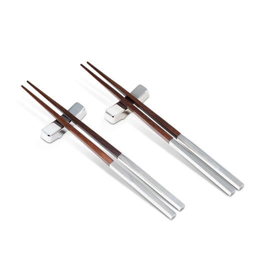 Chopstick Set of 2- Nickel Plated