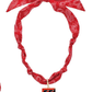 Texas Tech Logo Bandana Scarf Necklace