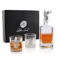 Elk / Deer Bust Decanter Set with Glasses