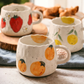 Cer Fruit Print Mugs | Coffee | Drinkware: Lemon