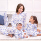 Baby Girl Toile de Jouy Bamboo Zipper Romper