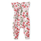 Cherry Picnic Baby Girl Romper – Soft Bamboo Zipper Pajamas