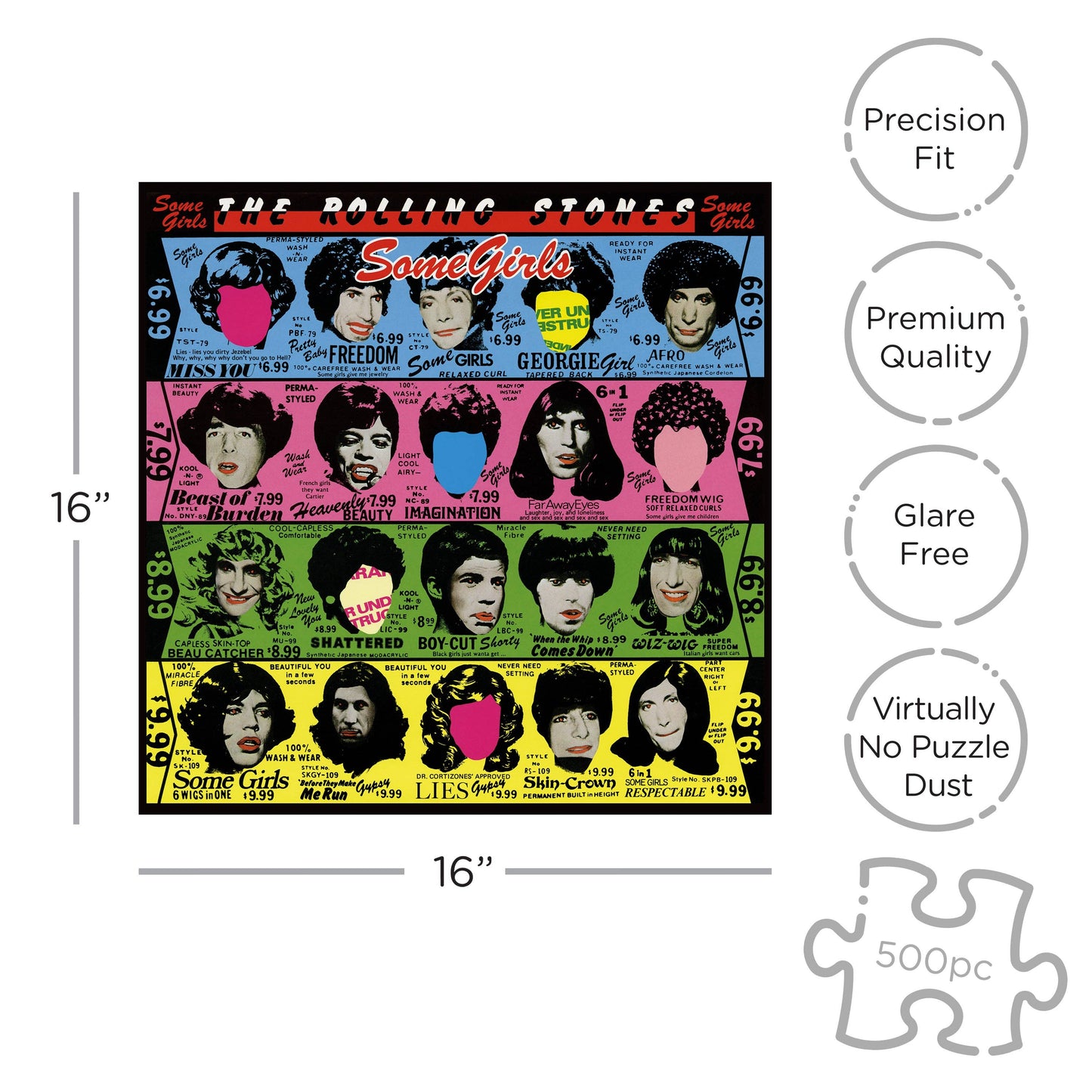 Rolling Stones Some Girls Jigsaw Puzzle