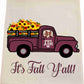 Texas A&M Fall Truck Tea Towel