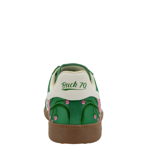 Back 70's Ghost Floral Green