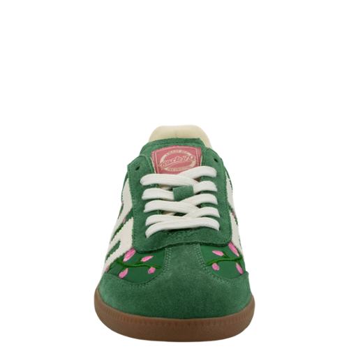 Back 70's Ghost Floral Green