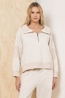 Fleece Pant Set with 3/4 Zip