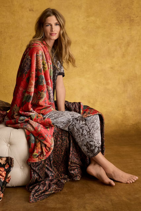 Laurel Canyon Cozy Blanket Ryuu Flower