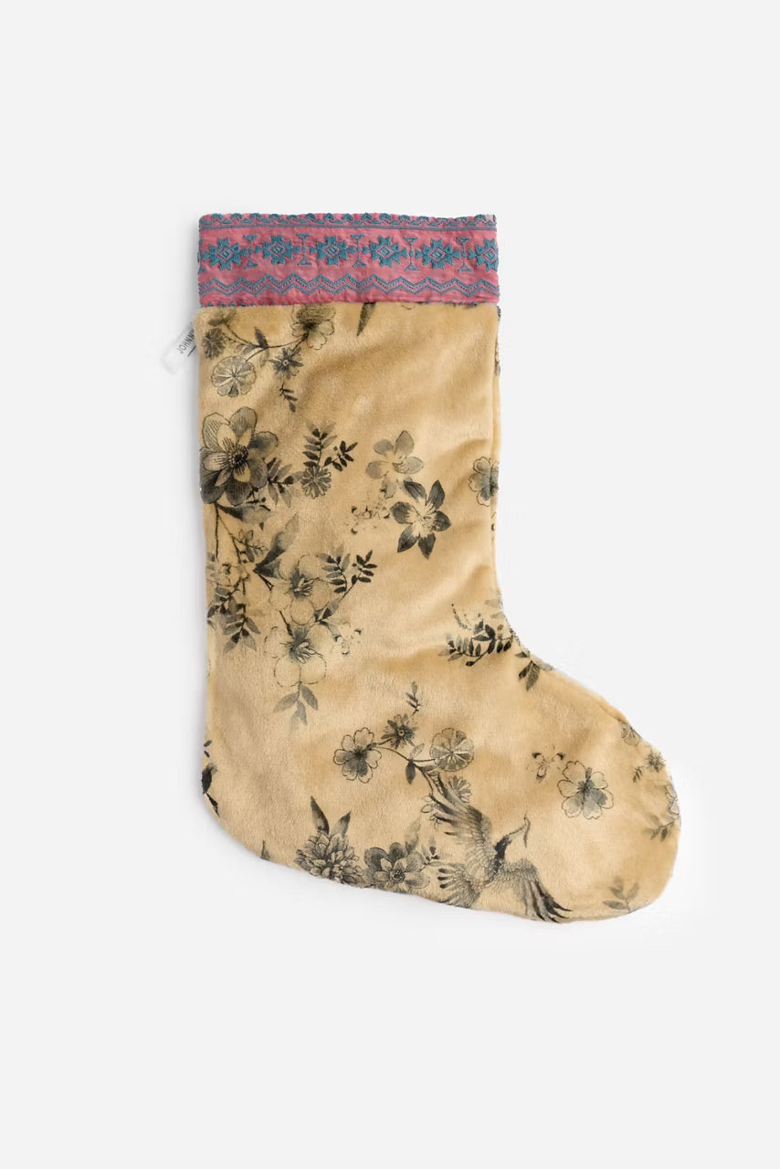 DREAMER IVORY HOLIDAY STOCKING