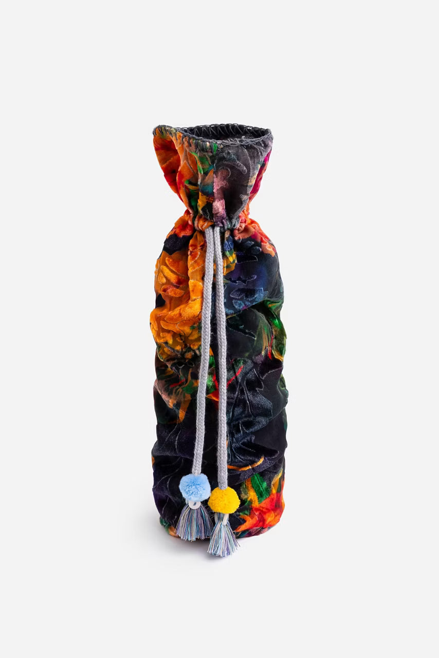 Cataline Velvet Wine Tote