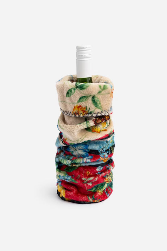 WILDFLOWER HOLIDAY WINE TOTE