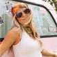 Junk Gypsy Pink Floral Scarf