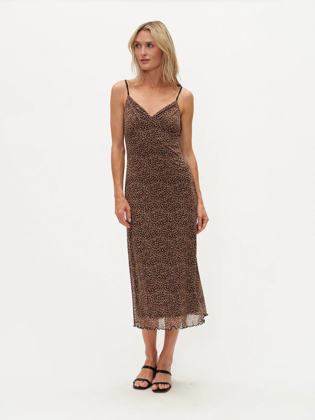 Lana Cheetah Tank Slip Dress