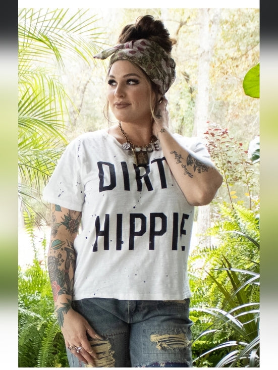 Dirty Hippie Tee White
