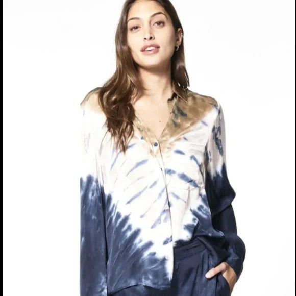 Susan by YFB Saphire/Tan Tie Dye