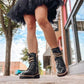 Vintage Havana Double Chain Combat Boot
