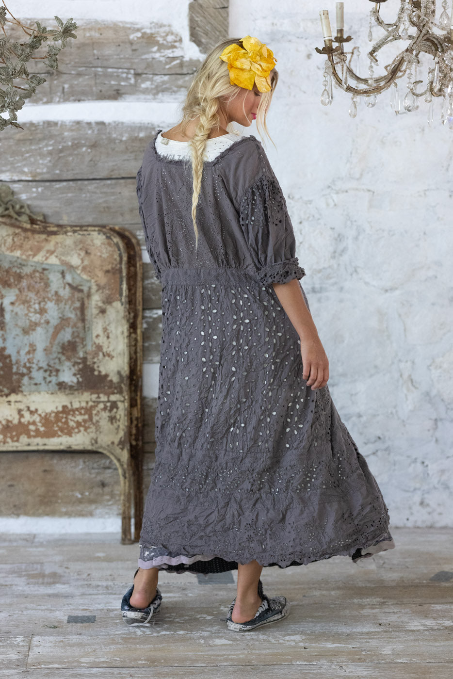 Magnolia Pearl DRESS 1127  Eyelet Maevry Dress