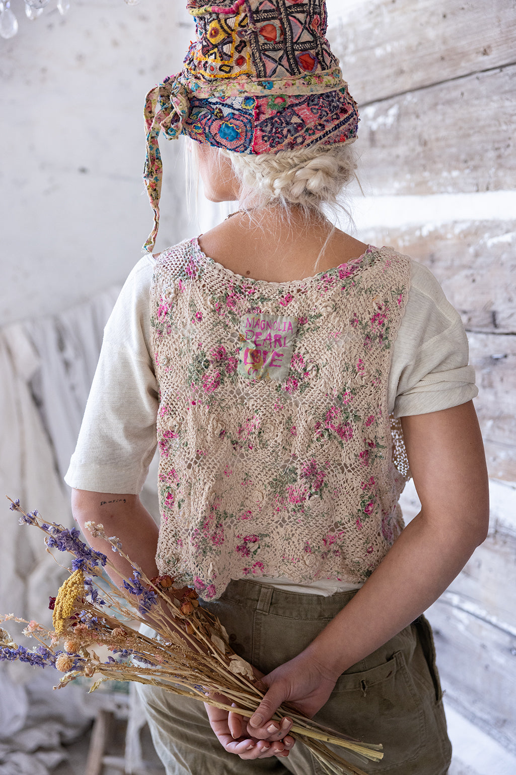 Magnolia Pearl top 1623 Crochet Tithonia Tiny Tank