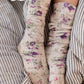 Magnolia Pearl 076 OTK Big Dipper Socks Lavender Roses