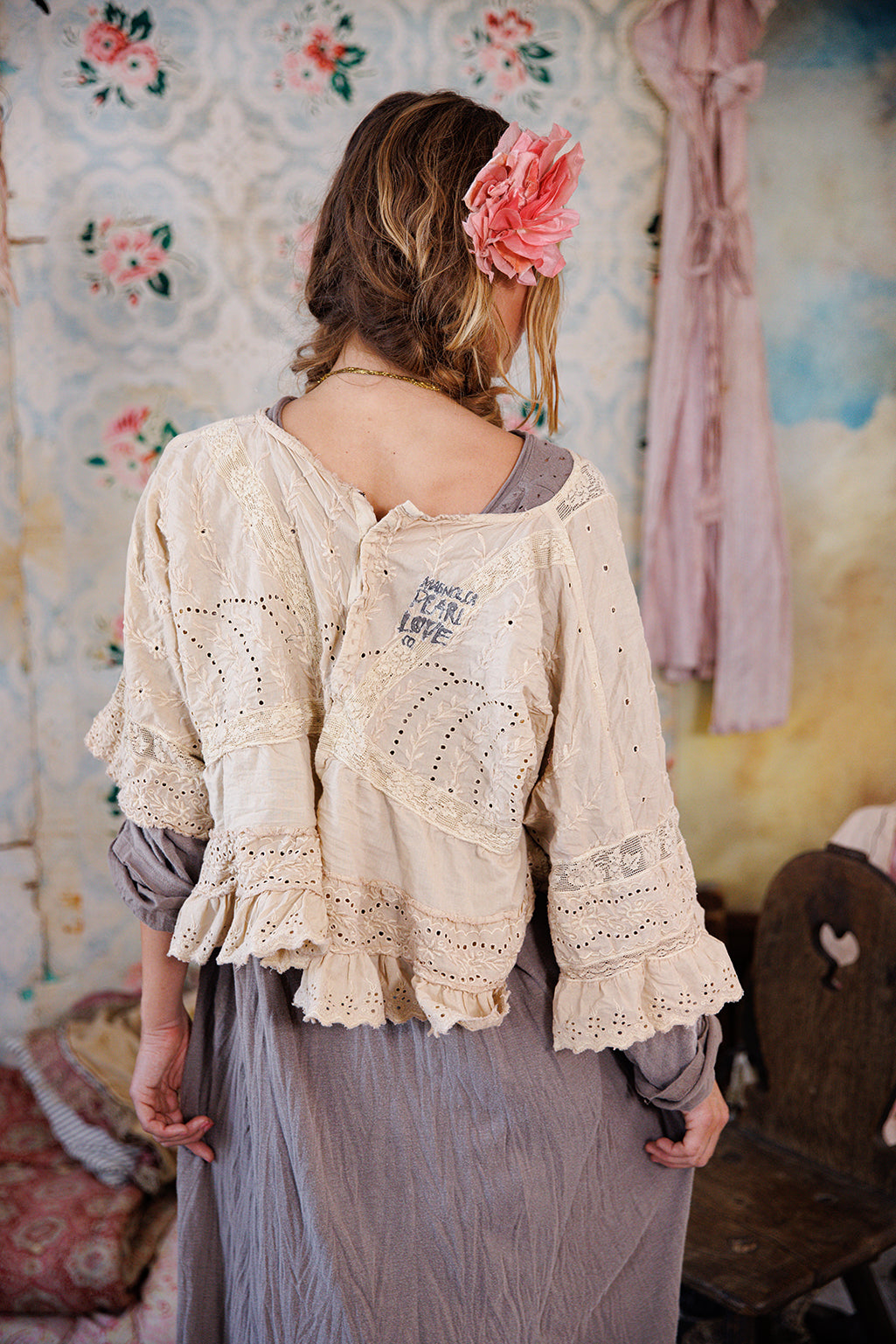 Magnolia Pearl TOP 2186 Eyelet Rosemary Blouse