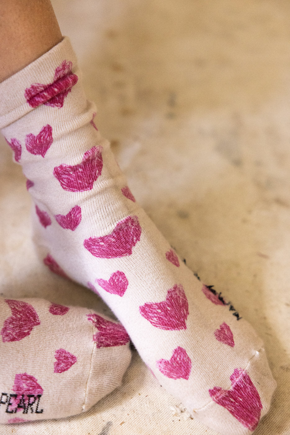 Magnolia Pearl 097 Heart Printed Socks