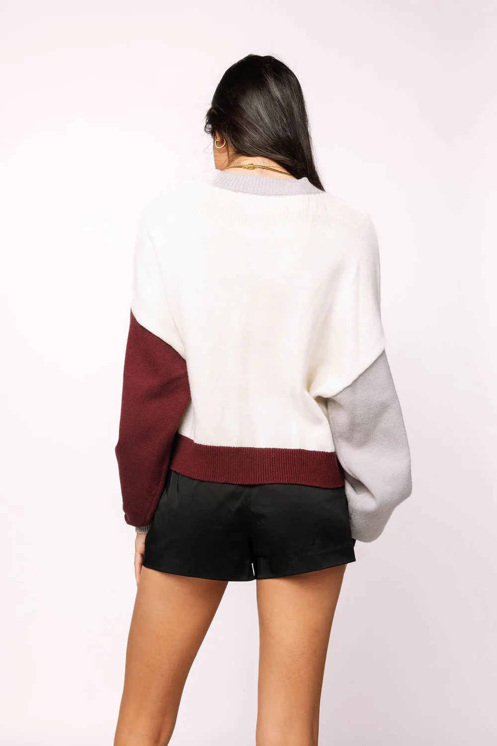 QOS -A&M Pennant Sweater