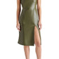 Steve Madden Giselle Faux Leather Sheath Dress