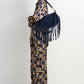 Astrid Fringe Bag - Navy