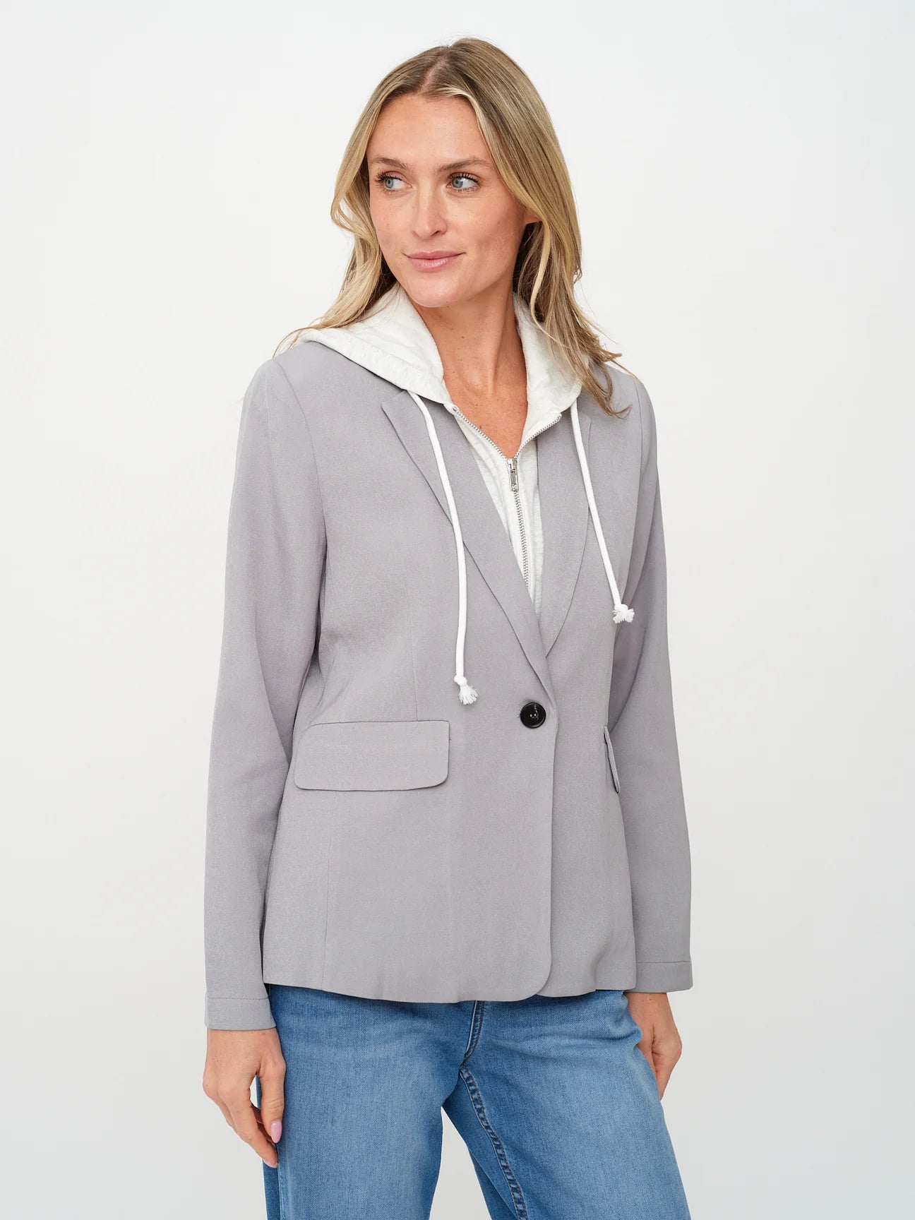 Mixed Media Drew Blazer