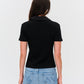 Simone Ribbed Polo