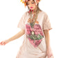 Magnolia Pearl DRESS 895-PNKSA-OS  Awaken Sleeping Heart T Dress