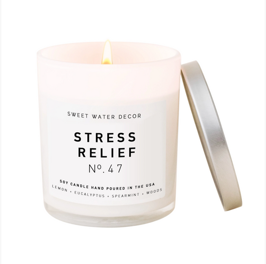 STRESS RELIEF SWEET WATER DECOR CANDLE
