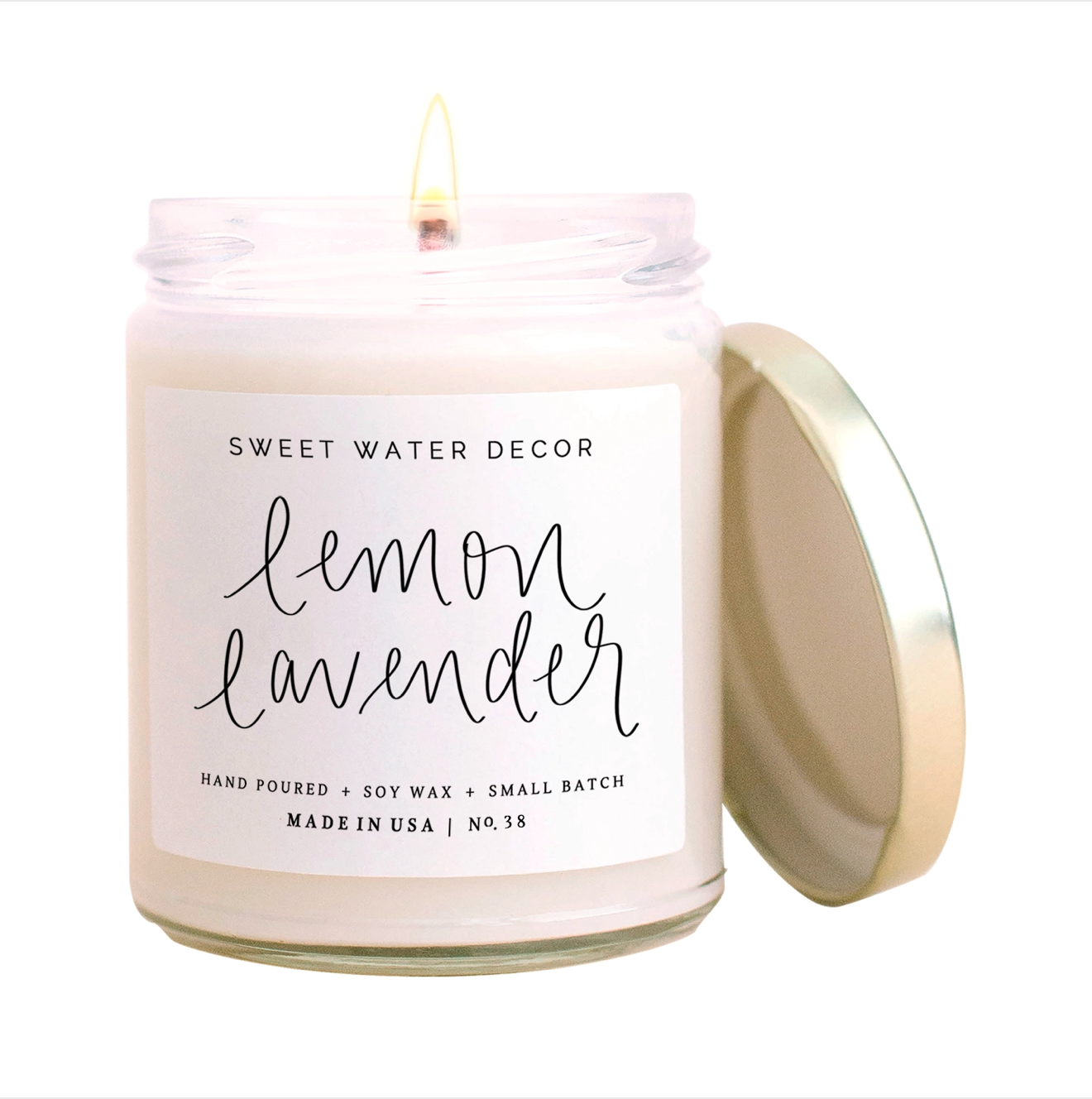 Sweet Water Decor Lemon Lavender Candle