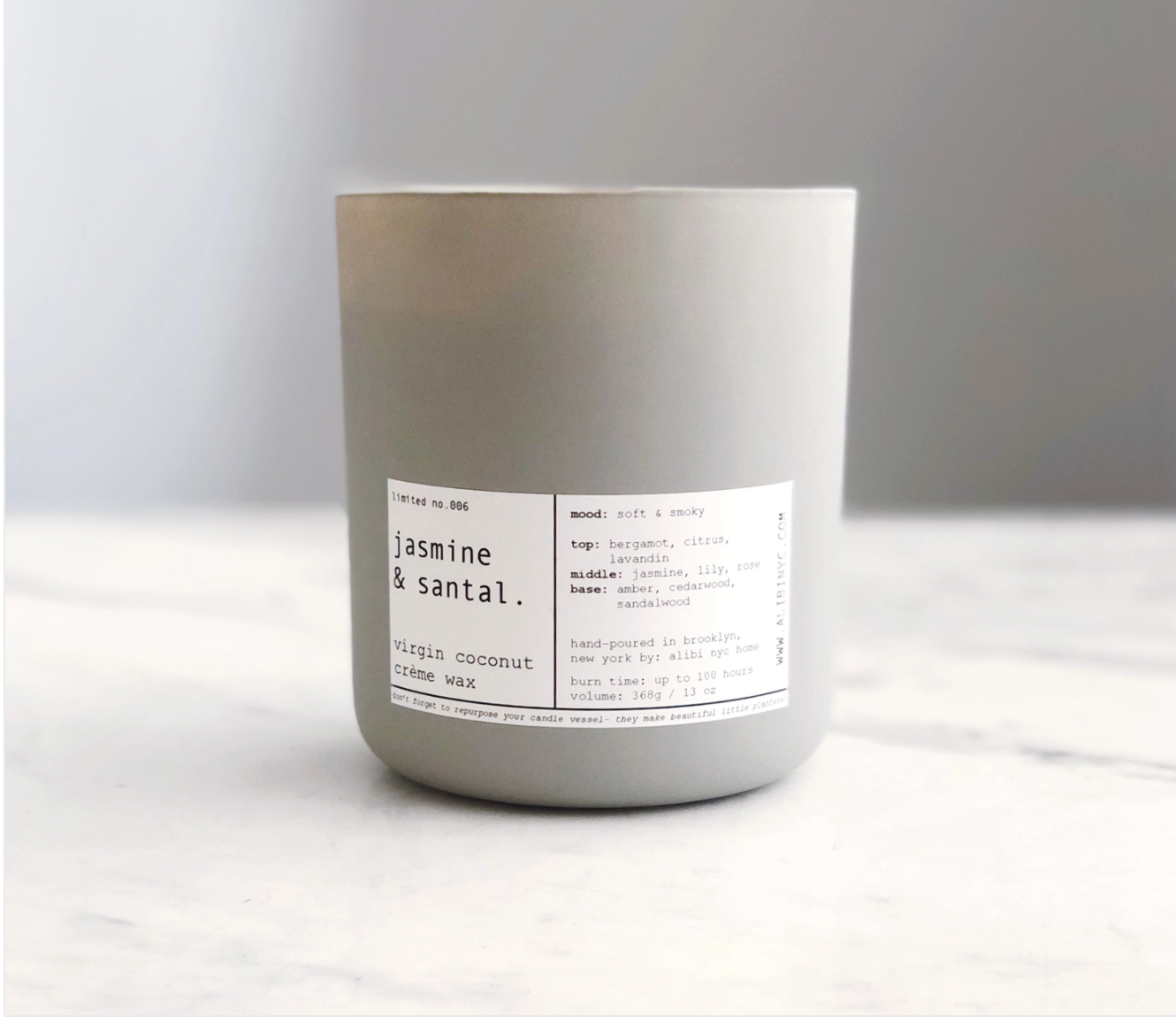 Jasmine and Santal Candle