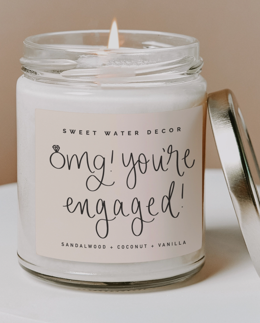 OMG! You're Engaged! Soy Candle