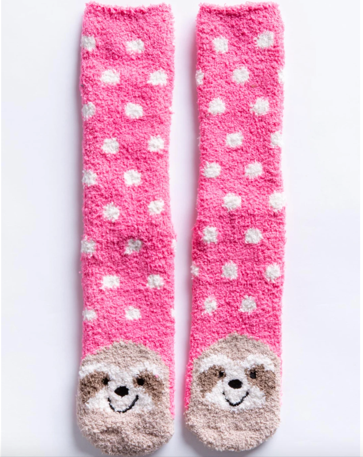 PJ Salvage Pink Sloth Socks