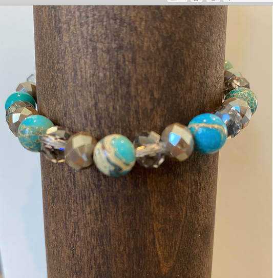 Turquoise Jasper mix Bracelet