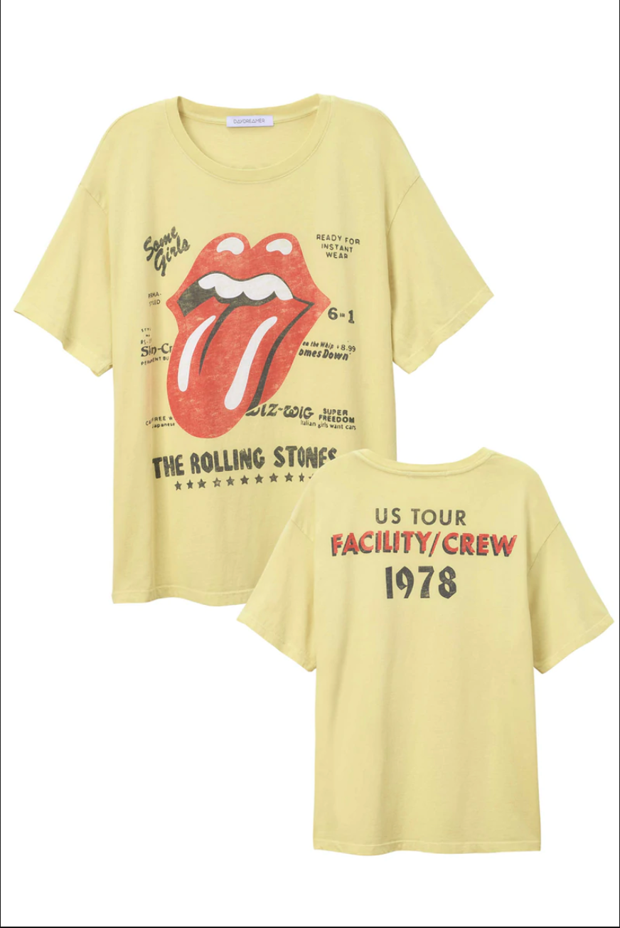 Rolling Stones 1978 Boyfriend Tee