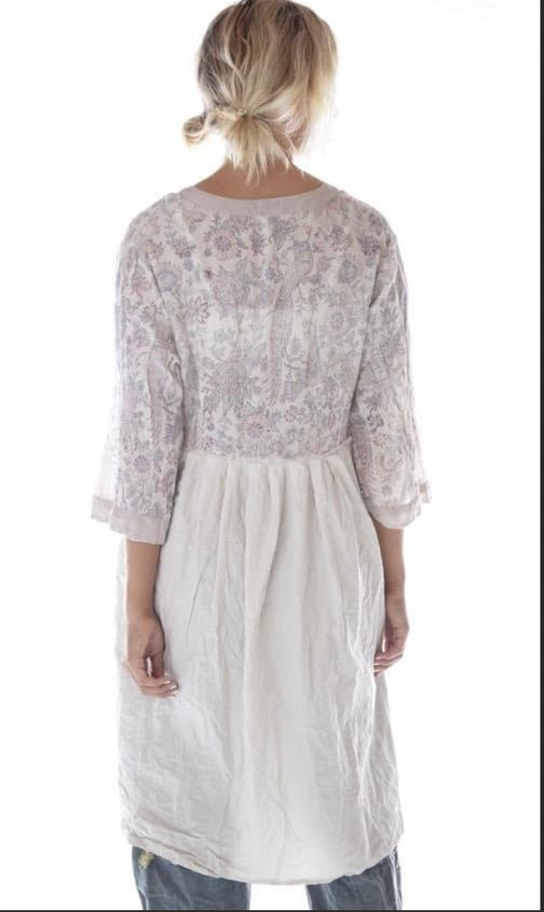 Magnolia Pearl Blockprint Sybeal Chemise Dress 613